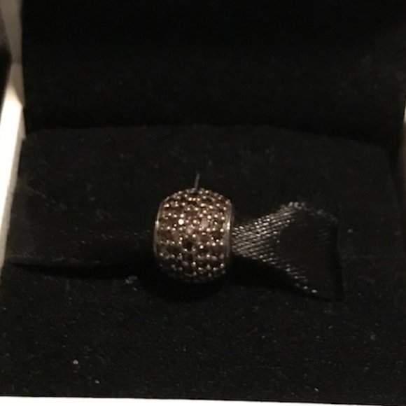 Pandora Authentic Brown Pave Lights Retired Charm - Picture 4 of 4